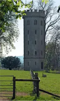  ??  ?? The five-storey Victorian folly, Leicester Tower, is approximat­ely 50ft (15.2m) tall.