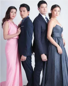  ??  ?? Sanya Lopez, Dennis Trillo, Dingdong Dantes and Solenn Heussaff