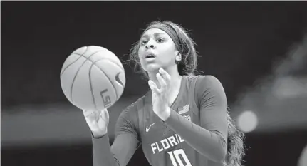  ?? TYLER KAUFMAN/AP ?? Kourtney Weber scored 14 and added five rebounds, including four on the offensive end, to help Florida State triumph.