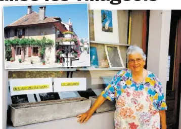  ?? –YWE ?? Jacqueline, comme Janine et d’autres habitants, a aussi été victime du mystérieux voleur de fleurs.