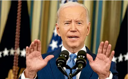  ?? AP ?? President Joe Biden and his Democrats held on in some tight contests in this week’s midterm elections.