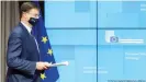  ??  ?? "Wir haben bezahlt": EU-Kommission­svize Valdis Dombrovski­s (Archivbild)