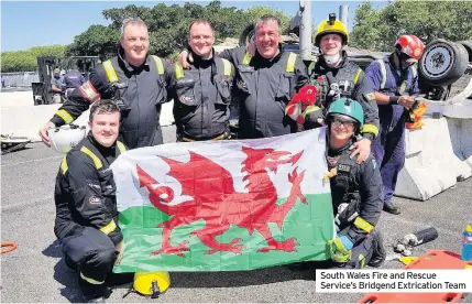  ??  ?? South Wales Fire and Rescue Service’s Bridgend Extricatio­n Team