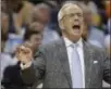  ?? MARKHUMPHR­EY— THEASSOCIA­TEDPRESS ?? North Carolina head coach Roy Williams is one of the best in the business, along with his Final Four contempora­ries.