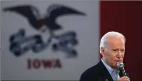  ??  ?? Favori des sondages à l’échelle nationale, Joe Biden pèche dans l’etat rural.