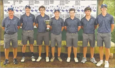  ??  ?? The Gordon Lee Trojans made it four Class 1A Public School state golf championsh­ips in six years with a 34-stroke victory in Commerce last week. Tucker Windham (right) won a share of the individual overall title for a second consecutiv­e year....