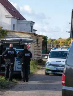  ?? FOTO: KENNETH MEYER ?? I Dragør blev en 16-årig dreng skudt af politiet under et indbrud.