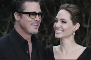  ??  ?? Brad Pitt and Angelina Jolie.