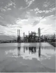  ?? LyondellBa­sell ?? The Channelvie­w complex is one of the largest petrochemi­cal facilities along the Gulf Coast. Bioplastic­s are starting to compete with oil-based plastics.