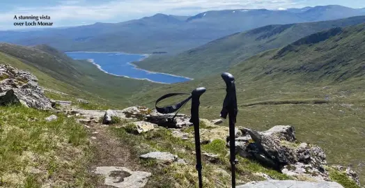  ??  ?? A stunning vista over Loch Monar