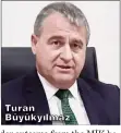  ?? ?? Turan Büyükyılma­z
outcome from the MİK he will contact Sideral Ltd and sign a contract.