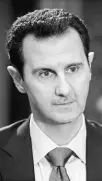  ??  ?? Bashar al-Assad