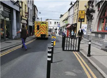  ??  ?? The new streetscap­e at Grattan Street, Sligo.
Dear Sir,