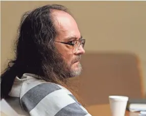  ??  ?? Billy Ray Irick, on death row for raping, killing 7-year-old girl, was in a Knox County criminal courtroom Monday, Aug. 16, 2010 arguing that he's too mentally ill to b executed by the state. Irick was convicted in the 1985 rape and killing of a...