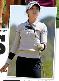  ?? ?? Trailblaze­r: Lydia Ko has started a crucial conversati­on