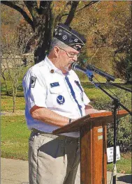  ?? Photo submitted ?? Doug Grant, who now serves as American Legion Post 341 Commander, wants to rebuild the post’s membership and help fellow veterans.