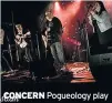  ??  ?? CONCERN Pogueology play
