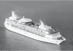  ?? ROYAL CARIBBEAN ?? Royal Caribbean will resume service from New Orleans with Panama Canal cruises aboard Vision of the Seas.