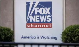  ?? Photograph: Yuki Iwamura/AP ?? Fox News had addressed the banner debacle in a statement on Wednesday, saying ‘the chyron was taken down immediatel­y and was addressed’.