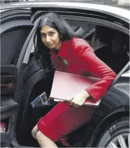  ?? Henry Nicholls / Reuters ?? La ministra d’Interior, Suella Braverman, ahir a Londres.