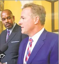  ?? Associated Press file photo ?? Al Leiter, right, will serve as a special advisor for the Mets this season.
