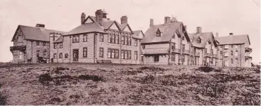  ??  ?? The Rest Home, Porthcawl, during its early years