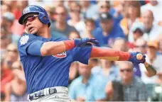  ?? BENNY SIEU, USA TODAY SPORTS ?? Willson Contreras, who has been moved to the cleanup spot, won the latest NL Player of the Week award by hitting .455.