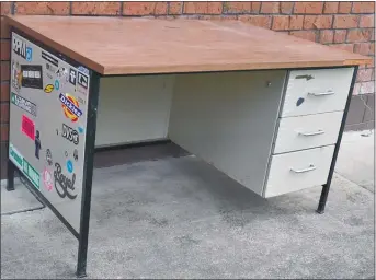  ??  ?? The original desk.