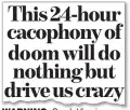  ??  ?? WARNING: Sarah Vine in last week’s Mail on Sunday