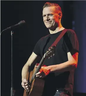  ?? MICHAEL LOCCISANO/GETTY IMAGES ?? Bryan Adams achieved internatio­nal success, but is still “synonymous with Vancouver.”