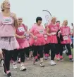  ??  ?? Participan­ts at a previous Race for Life in Herrington Country Park, Sunderland.