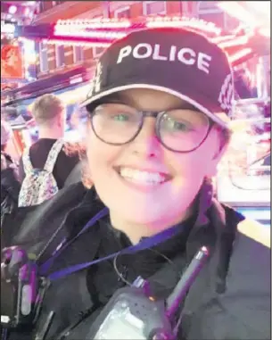  ??  ?? ■
Helen Grigalis began her career in policing volunteeri­ng as a Special Constable.