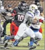  ??  ?? Zach Davies’
move from Indiana was a major gain for Lake Travis’ defense with 74 tackles and 12.5 sacks.