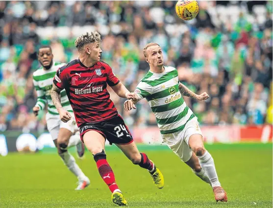  ?? Picture: SNS. ?? Neil McCann showed his faith in Josh Meekings, giving him a debut against a Celtic side including the likes of Leigh Griffiths.
