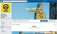  ?? Foto: Screenshot Facebook ?? Auf Facebook sind die „Identitäre­n“sehr aktiv. Experten sagen, so solle eine große Bewegung suggeriert werden.