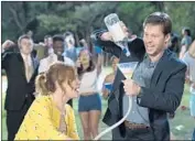  ?? Quantrell D. Colbert Universal Pictures ?? LISA (Leslie Mann) and Hunter (Ike Barinholtz) crash the party in the new teen comedy “Blockers.”