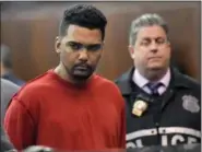  ?? R. UMAR ABBASI — NEW YORK POST VIA AP, POOL ?? In this May 19 photo, Richard Rojas, of the Bronx appears in court in Manhattan Criminal Court. Rojas is accused of mowing down a crowd of Times Square pedestrian­s with his car.