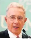  ?? CABALAR / EFE ?? El ex presidente Álvaro Uribe.