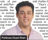  ??  ?? Professor Stuart Khan