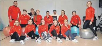  ?? FOTO: GROSS ?? Das Foto zeigt die gesamte „Dance Explosion“in einem ihrer letzten Trainings vor Corona. Das Training geht wieder weiter – nur mit mehr Abstand und in der großen Mehrzweckh­alle.