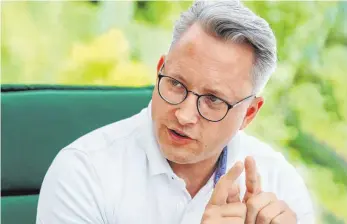  ?? FOTO: THOMAS SIEDLER ?? „Aalen soll sich gut entwickeln, aber in seinem Kern darf es sich nicht verändern“, sagt der Vorsitzend­e der CDU-Fraktion im Gemeindera­t, Thomas Wagenblast.