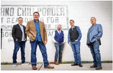  ?? ?? Joe Mullins & the Radio Ramblers, named Entertaine­rs of the Year at the Internatio­nal Bluegrass Music Associatio­n Awards in 2019, performs at North Dayton Baptist Church in Dayton on Saturday.