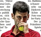  ?? AP ?? Die Atp-nummer-1: Novak Djokovic.