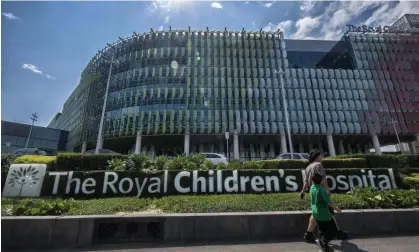  ?? Photograph: Luis Ascui/Getty Images ?? Melbourne Royal Children’s hospital emergency department is facing ‘unpreceden­ted’ demand and advises parents to take non-emergency patients to other services.