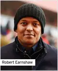  ??  ?? Robert Earnshaw