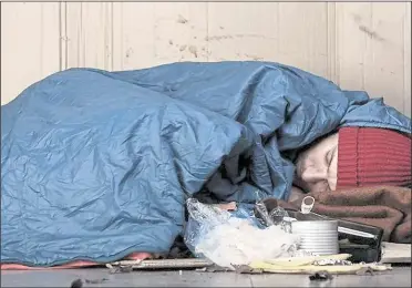  ??  ?? The latest count recorded 28 rough sleepers in Canterbury
Stock pic