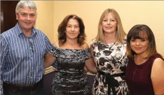  ??  ?? At Friday’s D2K party in Dunleer were Nick and Eileen Smyth, Noreen Skelly and Noleen Kerley.