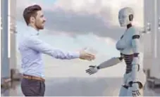  ?? ISTOCK ?? Futuro. Los humanos tendrían una respuesta emocional positiva en una supuesta interacció­n con robots humanoides. /
