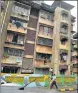  ?? HT PHOTO ?? One of dangerous buildings at Vashi, Navi Mumbai