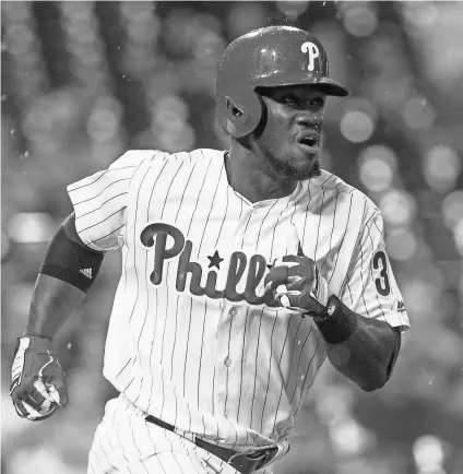  ?? BILL STREICHER, USA TODAY SPORTS ?? Odubel Herrera notched a 78% success rate on 32 stolen-base attempts in 2016.